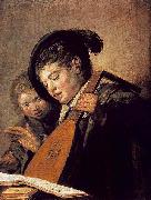 Frans Hals Two Boys Singing WGA USA oil painting artist